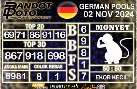 Prediksi Togel German Pools 02 NOVEMBER 2024