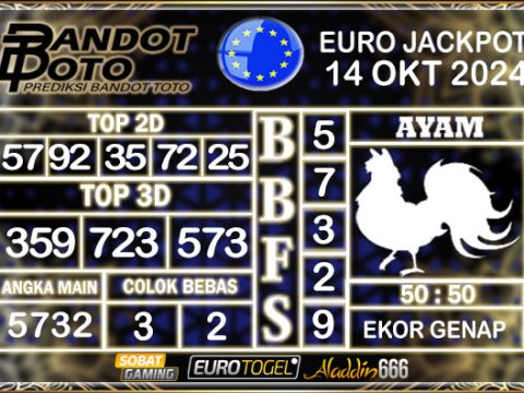 Prediksi Togel Euro Pools 14 OKTOBER 2024