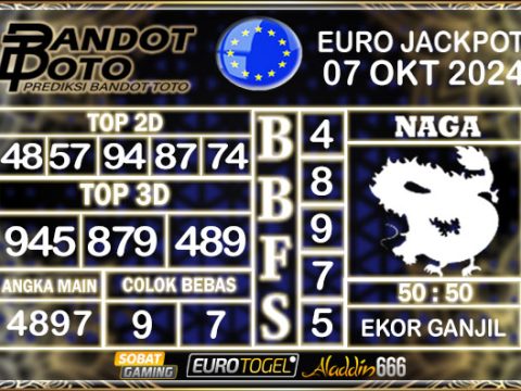 Prediksi Togel Euro Pools 07 OKTOBER 2024