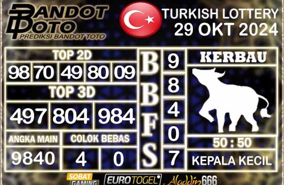 Prediksi Togel Turki Pools 29 OKTOBER 2024