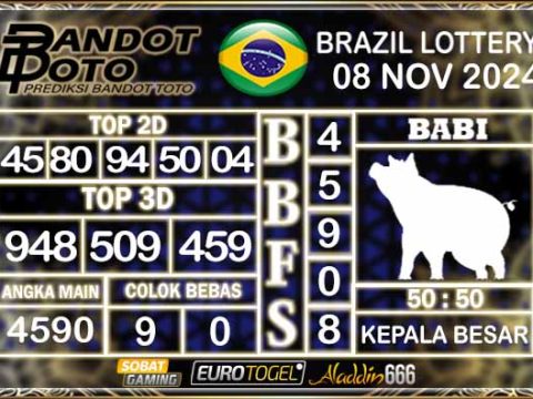 Prediksi Togel Brazil Pools 08 NOVEMBER 2024