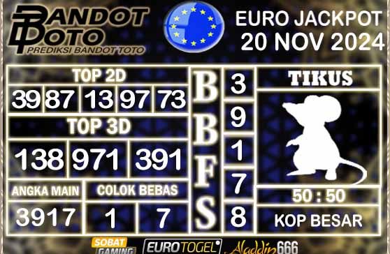 Prediksi Togel Euro Pools 20 NOVEMBER 2024