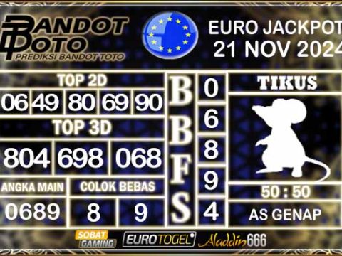 Prediksi Togel Euro Pools 21 NOVEMBER 2024