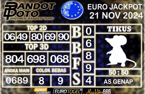 Prediksi Togel Euro Pools 21 NOVEMBER 2024