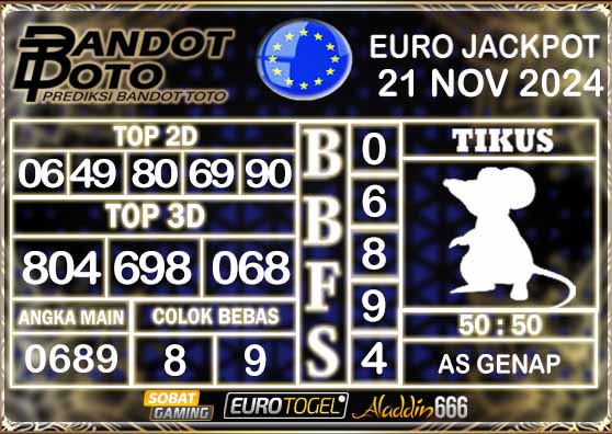 Prediksi Togel Euro Pools 21 NOVEMBER 2024