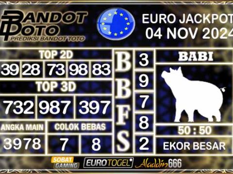 Prediksi Togel Euro Pools 04 NOVEMBER 2024