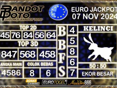 Prediksi Togel Euro Pools 07 NOVEMBER 2024