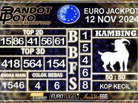 Prediksi Togel Euro Pools 12 NOVEMBER 2024