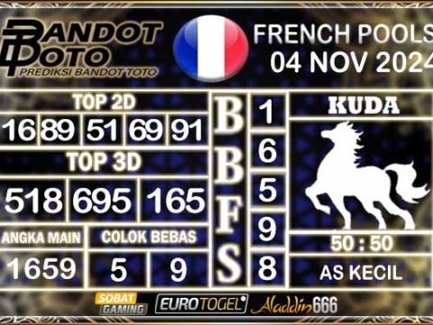 Prediksi Togel Prancis Pools 04 NOVEMBER 2024