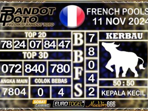 Prediksi Togel Prancis Pools 17 NOVEMBER 2024