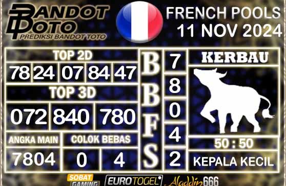 Prediksi Togel Prancis Pools 17 NOVEMBER 2024