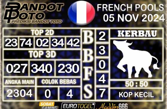 Prediksi Togel Prancis Pools 05 NOVEMBER 2024