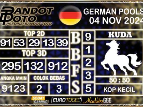 Prediksi Togel German Pools 04 NOVEMBER 2024