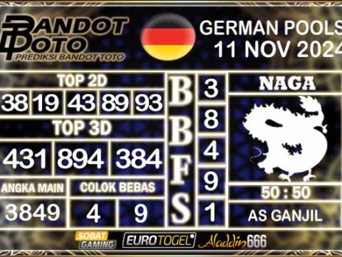 Prediksi Togel German Pools 17 NOVEMBER 2024