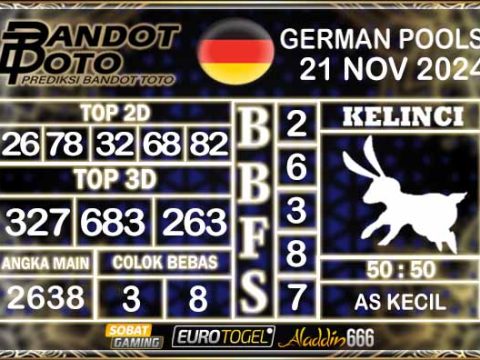 Prediksi Togel German Pools 21 NOVEMBER 2024