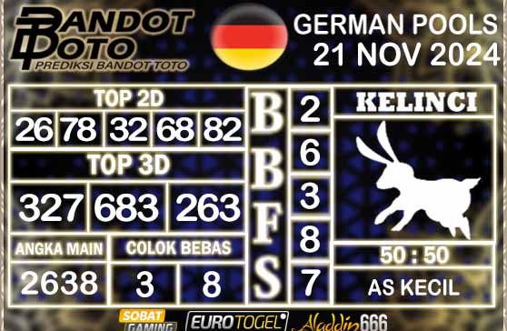 Prediksi Togel German Pools 21 NOVEMBER 2024