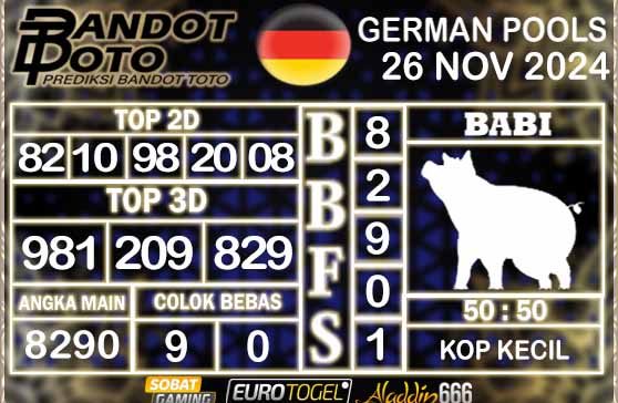 Prediksi Togel German Pools 26 NOVEMBER 2024