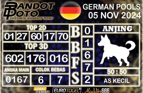 Prediksi Togel German Pools 05 NOVEMBER 2024