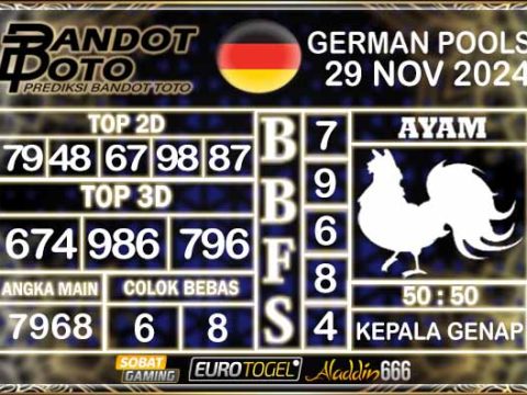 Prediksi Togel German Pools 29 NOVEMBER 2024