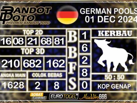 Prediksi Togel German Pools 01 DESEMBER 2024