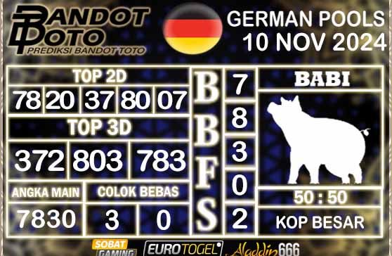 Prediksi Togel German Pools 10 NOVEMBER 2024