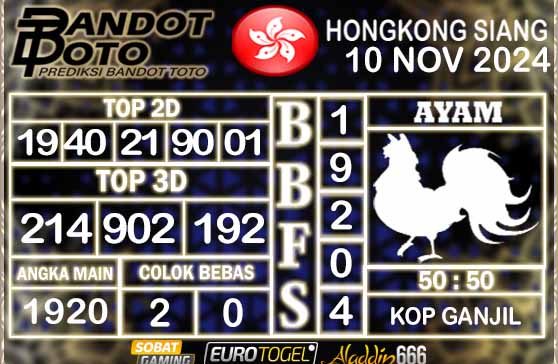 Prediksi Togel HK Siang 16 NOVEMBER 2024