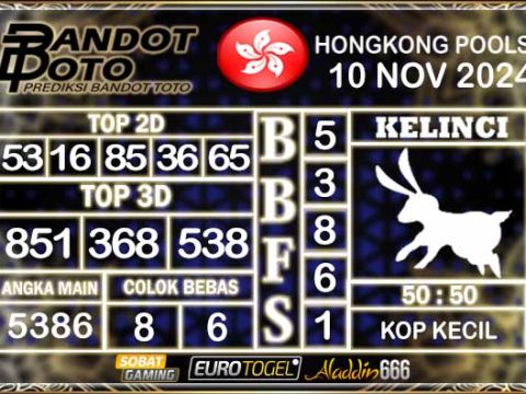 Prediksi Togel Hongkong Pools 16 NOVEMBER 2024