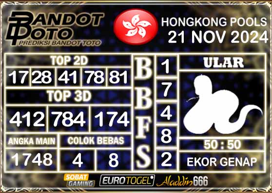 Prediksi Togel Hongkong Pools 21 NOVEMBER 2024