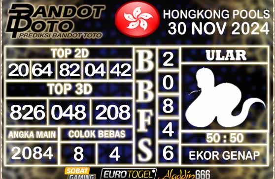 Prediksi Togel Hongkong Pools 30 NOVEMBER 2024