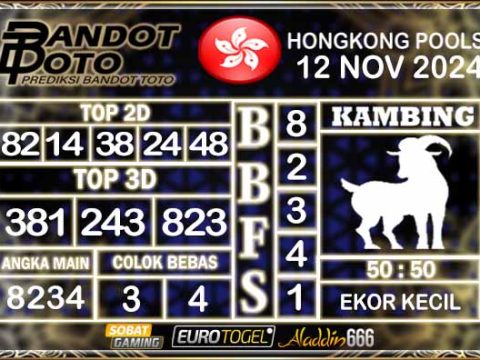 Prediksi Togel Hongkong Pools 12 NOVEMBER 2024