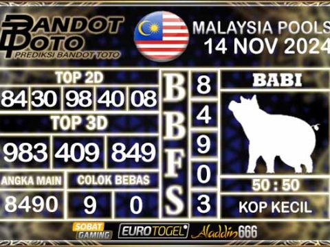 Prediksi Togel Malaysia 14 NOVEMBER 2024