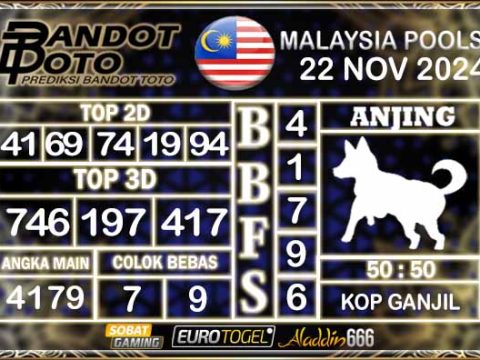 Prediksi Togel Malaysia 22 NOVEMBER 2024