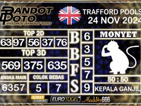 Prediksi Togel Trafford Pools 24 NOVEMBER 2024