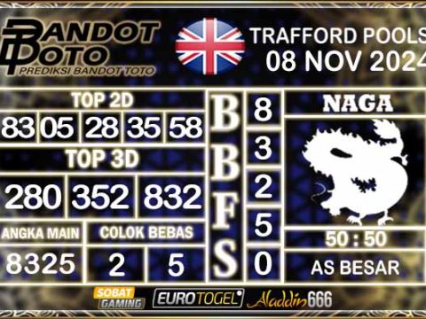 Prediksi Togel Trafford Pools 08 NOVEMBER 2024