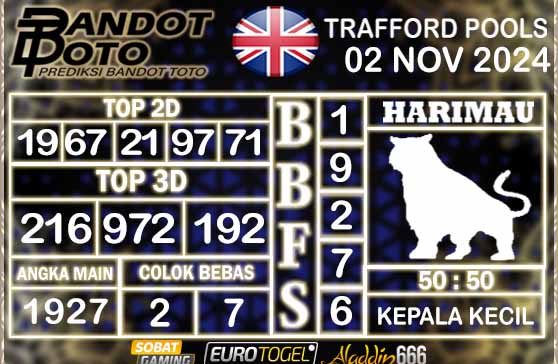 Prediksi Togel Trafford Pools 02 NOVEMBER 2024