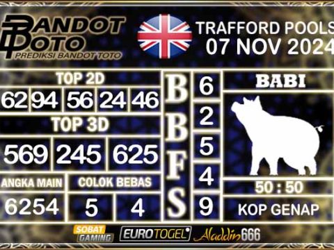 Prediksi Togel Trafford Pools 07 NOVEMBER 2024