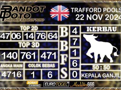 Prediksi Togel Trafford Pools 22 NOVEMBER 2024