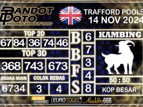 Prediksi Togel Trafford Pools 14 NOVEMBER 2024