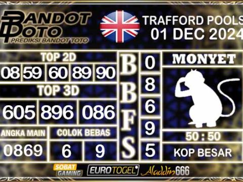 Prediksi Togel Trafford Pools 01 DESEMBER 2024