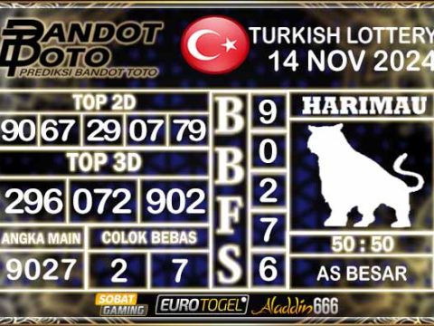 Prediksi Togel Turki Pools 14 NOVEMBER 2024