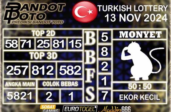 Prediksi Togel Turki Pools 13 NOVEMBER 2024