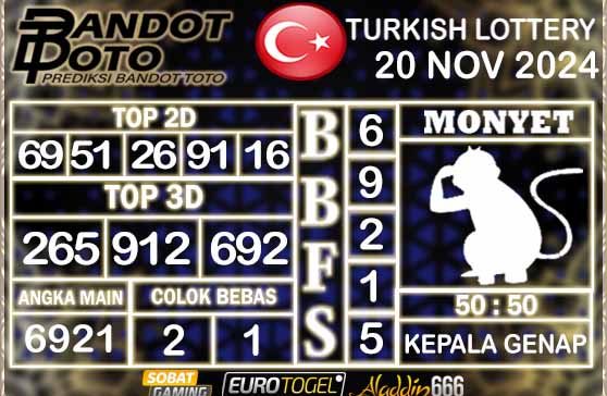 Prediksi Togel Turki Pools 20 NOVEMBER 2024