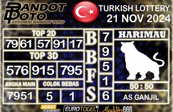 Prediksi Togel Turki Pools 21 NOVEMBER 2024