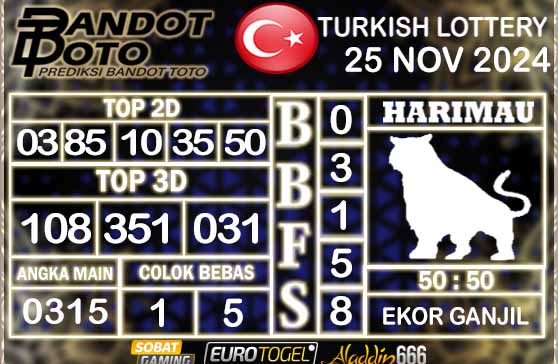 Prediksi Togel Turki Pools 25 NOVEMBER 2024