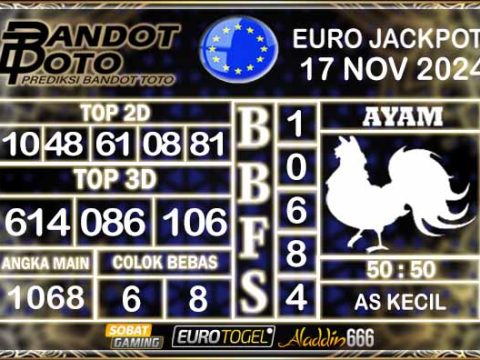 Prediksi Togel Euro Pools 17 NOVEMBER 2024