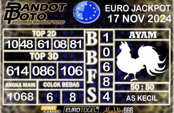 Prediksi Togel Euro Pools 17 NOVEMBER 2024