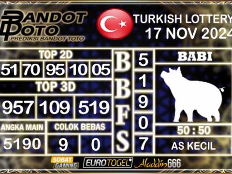 Prediksi Togel Turki Pools 17 NOVEMBER 2024