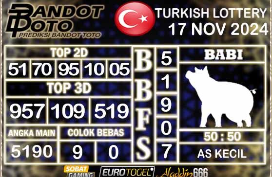 Prediksi Togel Turki Pools 17 NOVEMBER 2024