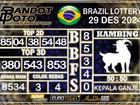 Prediksi Togel Brazil Pools 29 DESEMBER 2024