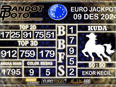 Prediksi Togel Euro Pools 09 DESEMBER 2024